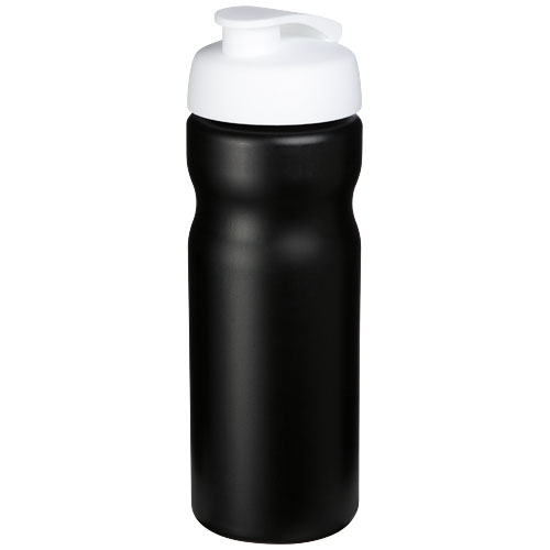 Bidon personnalisable de sport 650ml Baseline® noir / blanc